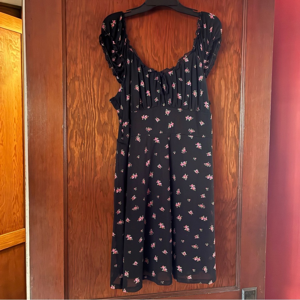 Womens XL NoBoundaries Floral Print Dress